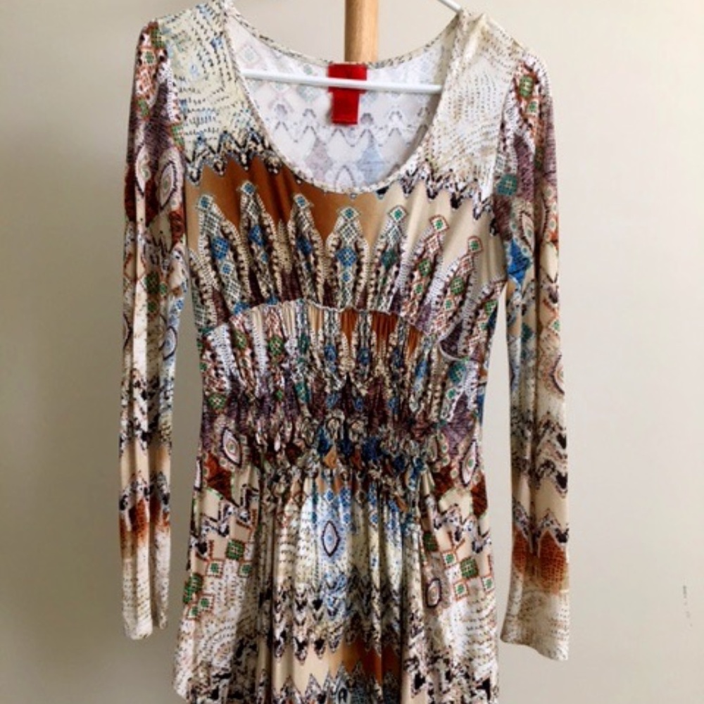 V Christina Tan Women's Long SleevedTunic Top